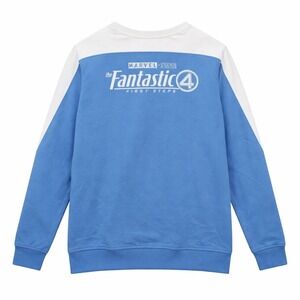Marvel Studios Fantastic 4 First Steps Blue White Sweatshirt XL